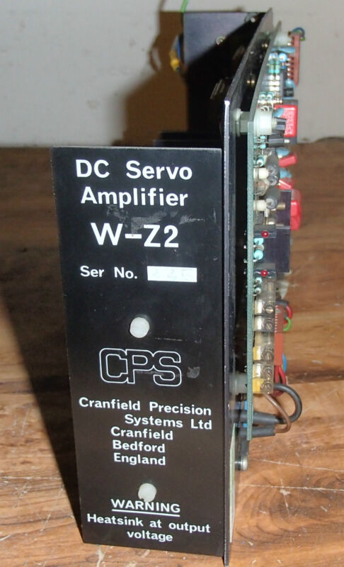 Cranfield Precision Systems W-z2 Dc Servo Amplifier Wz2