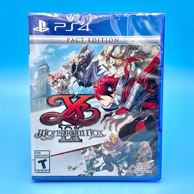 Ys IX 9: Monstrum Nox Pact Edition w/ Art Book + CD Soundtrack PlayStation 4 PS4
