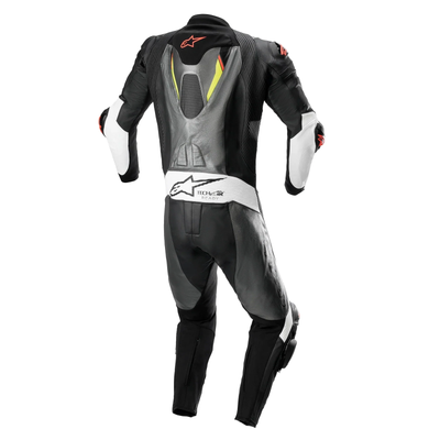 Alpinestars Missile Ignition V2 1-Piece Leather Suit Metallic Gray/Black/Yellow/