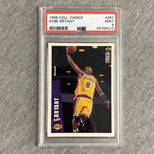 KOBE BRYANT　ROOKIE CARD　1996　UPPER　DECK 1996 KOBE BRYANT #267 • PSA MINT 9 • UPPER DECK COLLECTOR'S