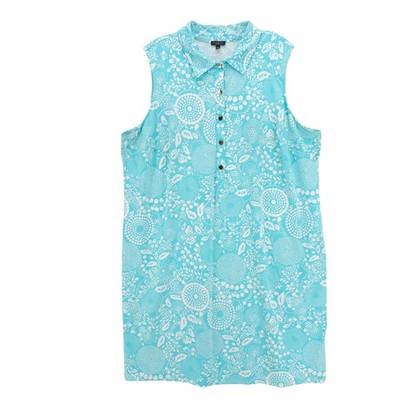 TALBOTS Effortless Jersey Polo Dress Stretch Sleeveless PLUS PETITE Size 2XP