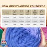 MESTOON 1/4/9 Pack Chunky Chenille Yarn 100g/3.05oz Thick Soft Velvet Baby Yarn for Crocheting Hand Knitting Sweater Scarf Blankets DIY Craft (Sky Blue, 1 Pack)