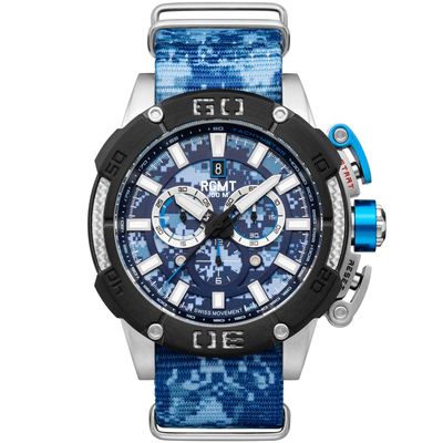 RGMT RGMT BATTLE DRESS SWISS CHRONOGRAPH CAMO BLUE