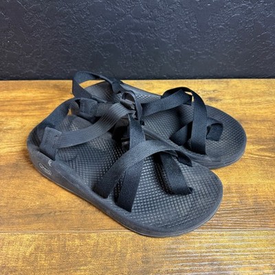 Chaco Z/2 Classic Black Polyester Jacquard Webbing Sandals Mens Size 9