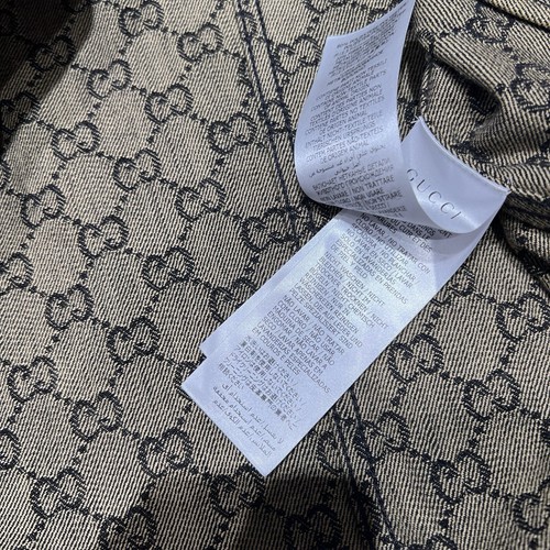 Pre-owned Gucci Gg Jacket In Small And Medium In Multicolor