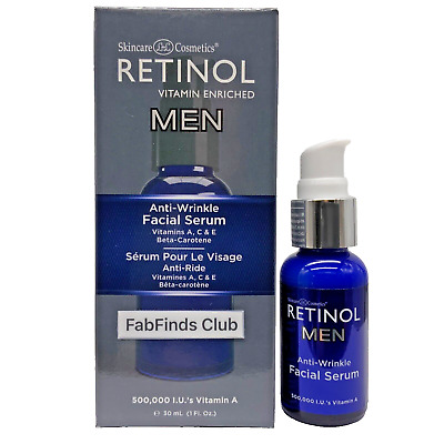 Retinol Men s Anti Wrinkle Facial Serum-Smooth Wrinkles, Reduce Lines,Tone, Firm