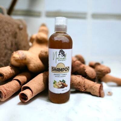 ginger and cinnamon shampoo anti-caída y Crecimiento 12oz Anti-hair loss, growth