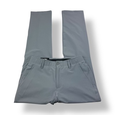 Under Armour Mens Drive Golf Pants Grey Straight Leg Size 30x32 NWT