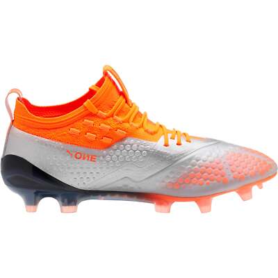 

Puma 1 Synthetic Firm Ground Футбольные бутсы Мужские кроссовки Размер 8 M Спортивная обувь, Серебряный, Puma 1 Synthetic Firm Ground Soccer Cleats