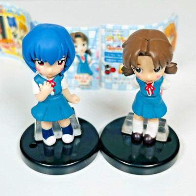 Rei Ayanami & Hikari Horaki Evangelion Tori-Colle! Mini Figure Set Uniform Ver.