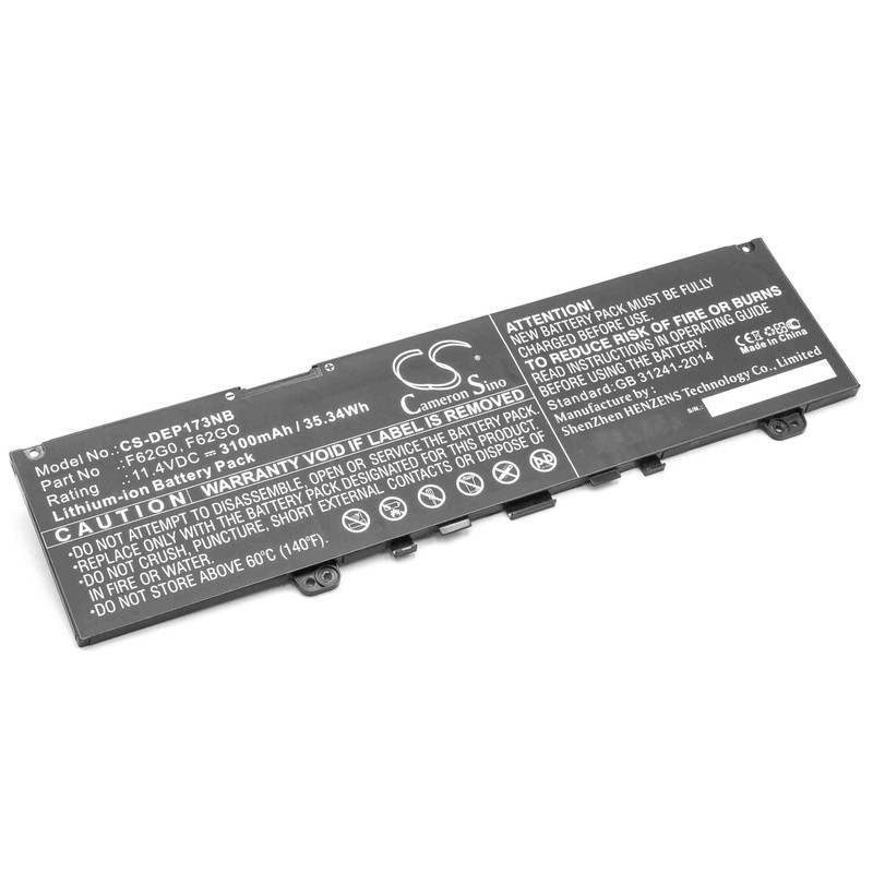 Batterie Pour Dell Inspiron 13-5370-D1625s 13-5370-D1725s 13-5370-D1625p 3100mah
