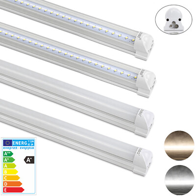 LED Leuchtstoffröhre 120cm 150cm komplett Set mit Fassung T8 Röhre Lichtleiste
