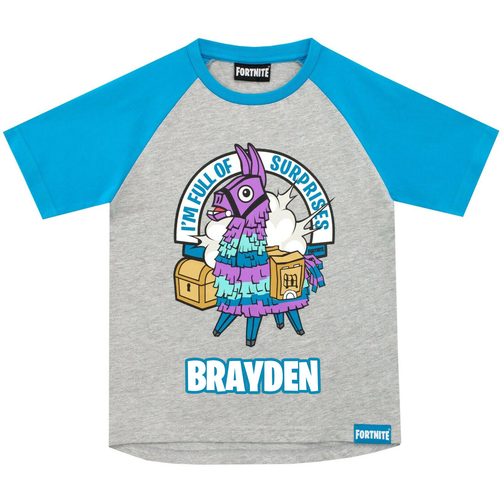 Personalised Fortnite Loot Llama Pyjamas Boys Fortnite Pyjama Set Kids Llama PJs 5 090 304567840758
