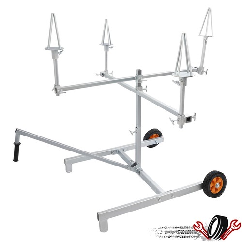 Universal Wheel Painting Stand Rack Steel Auto Wheel Rim Paint Stand Tools