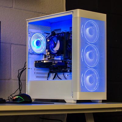 Gaming PC Bundle i7 Quad Nvidia RTX 3050 32GB RAM 1TB SSD/HDD Windows 11 WiFi