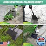 Suchtale Multifunctional Garden Cleaning Shovel, Heavy Duty Steel Flat Shovel with 54