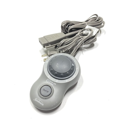 sunbeam electric blanket cord replacement controller S85A Gray