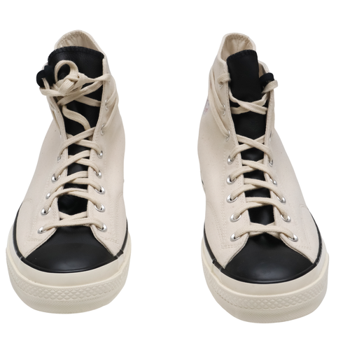 Pre-owned Converse M 16 W 18 Natural Black  Chuck 70 Hi X Essential Fear Of God 167955c In Natural/ivory/black