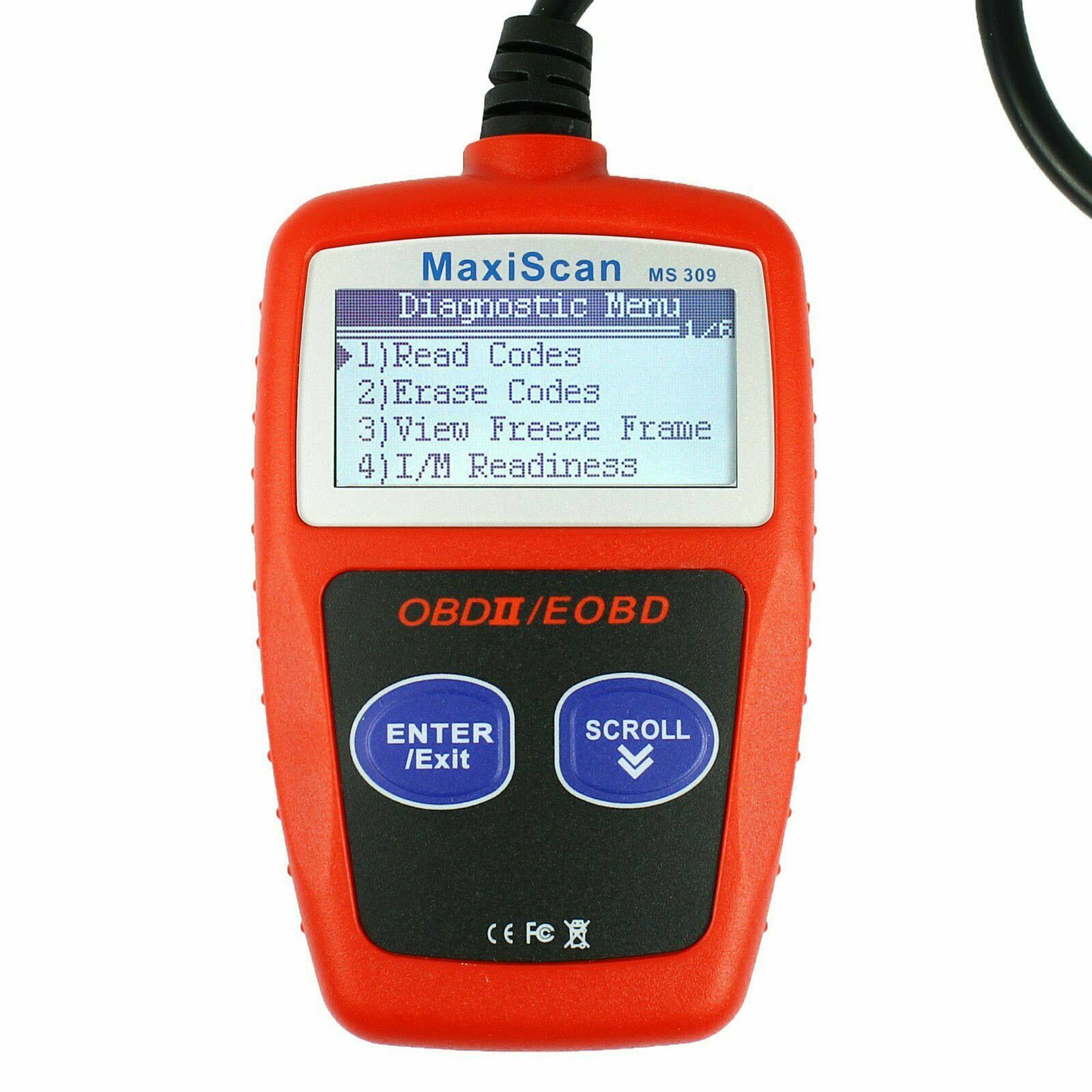 Mini Lcd Vehicle Obdii Obd2 Eobd Can Scan Tool Diagnostic Scanner Code