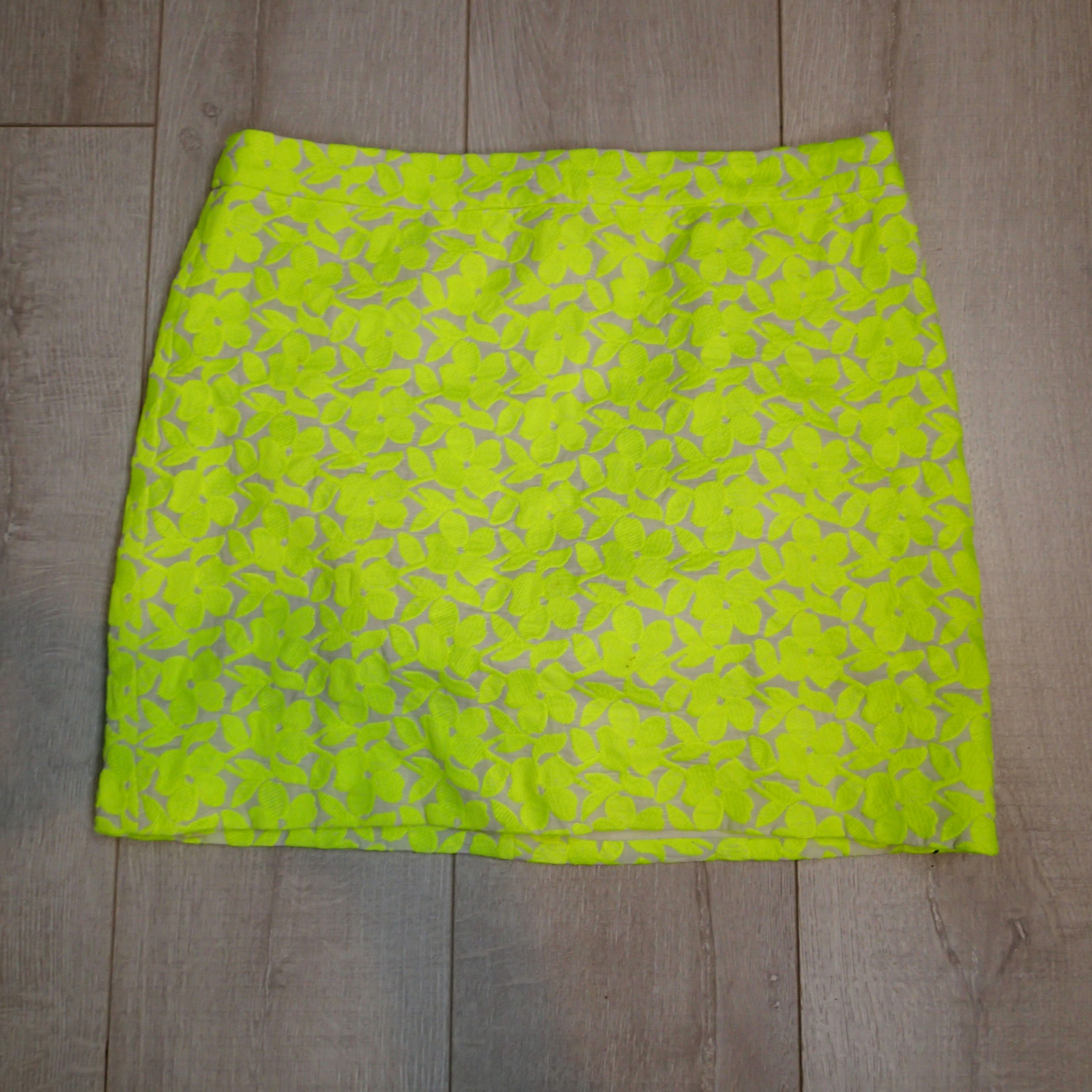 Embroidered neon skirt hotsell