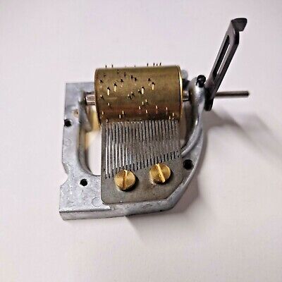 Rare Vintage NOS 22 Note 1 Tune Side Mount Cuckoo Clock Music Box AM48 Movements