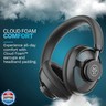 JLab JBuds Open Wireless Headphones, Black, Open-Back, Immersive Sound, Dual Coaxial 35mm + 12mm Drivers, Comfortable Breathable Open Fit, All Day Listening 18+ Hour Playtime, Customize App
