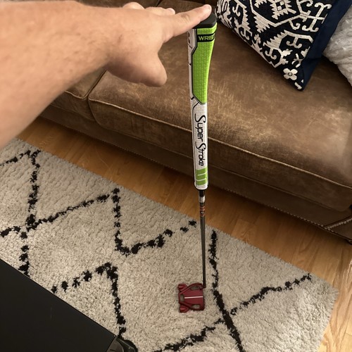 Used 38” TaylorMade Spider Tour L Neck Red Putter Converted To Armlock style.