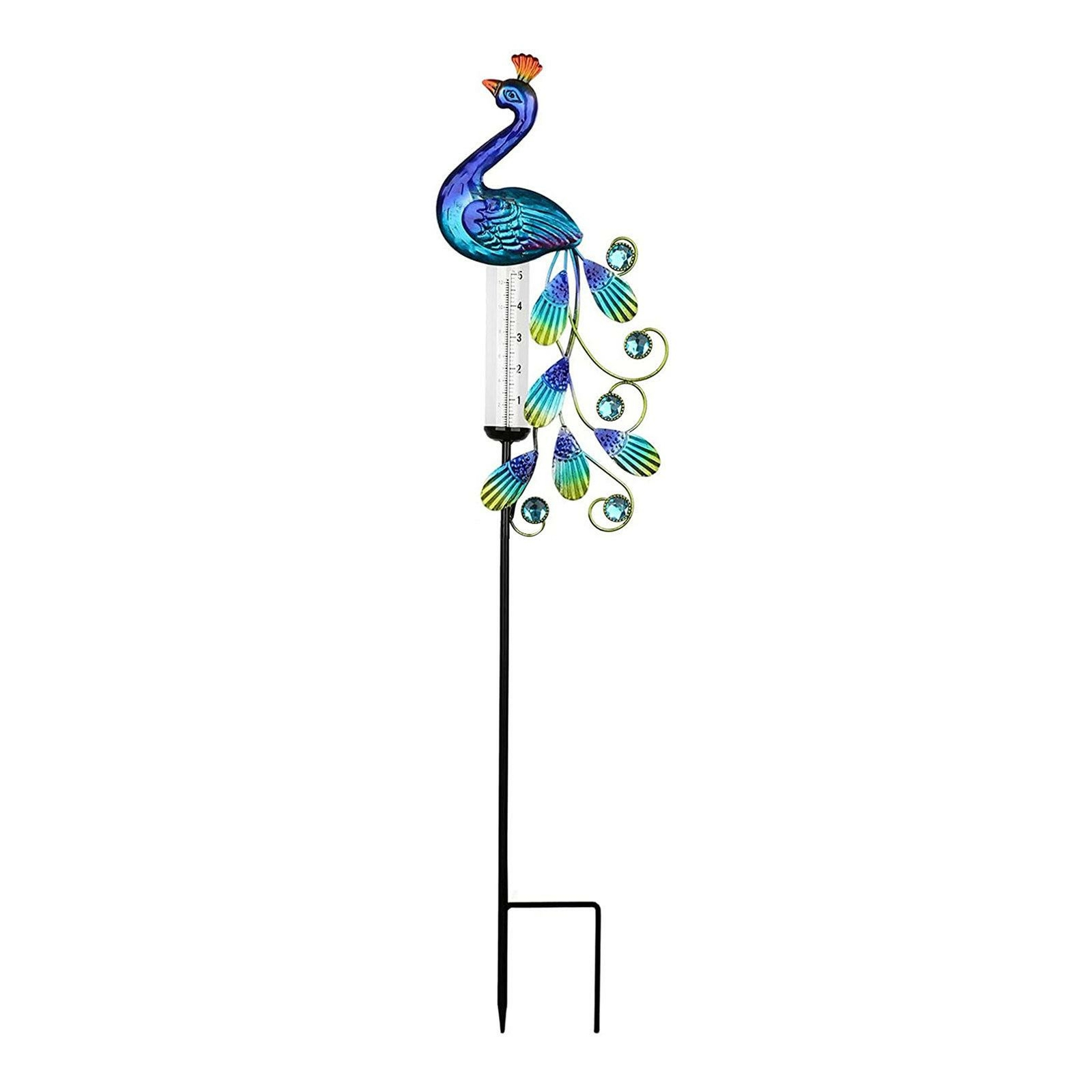 With Solar Light Thermometer Wind Speed Rain Gauge