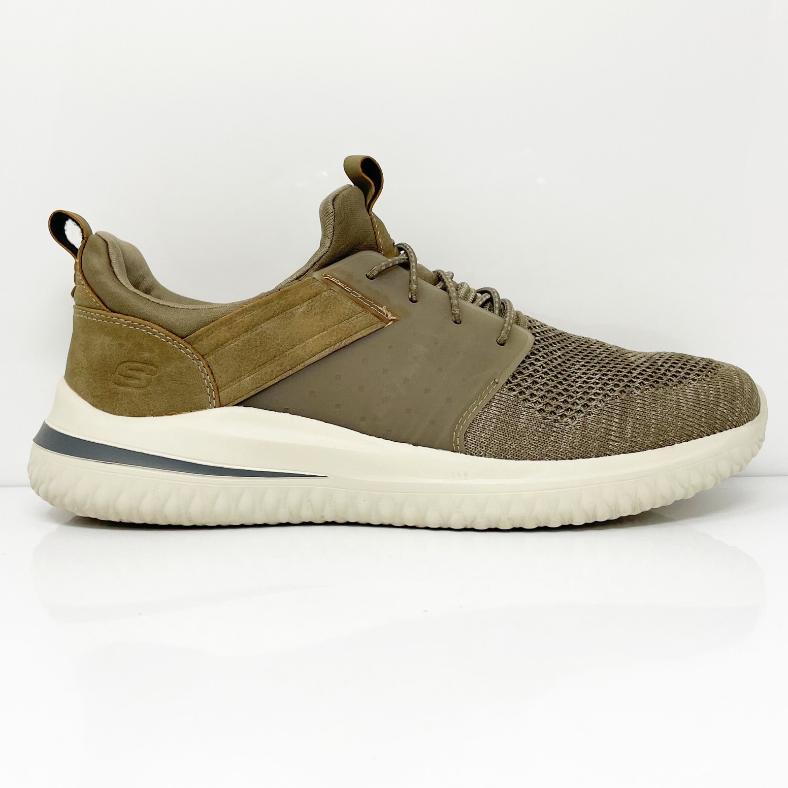 

Skechers Mens Delson 3.0 210238 Коричневые кроссовки Кроссовки Размер 9, Коричневый, Delson 3.0
