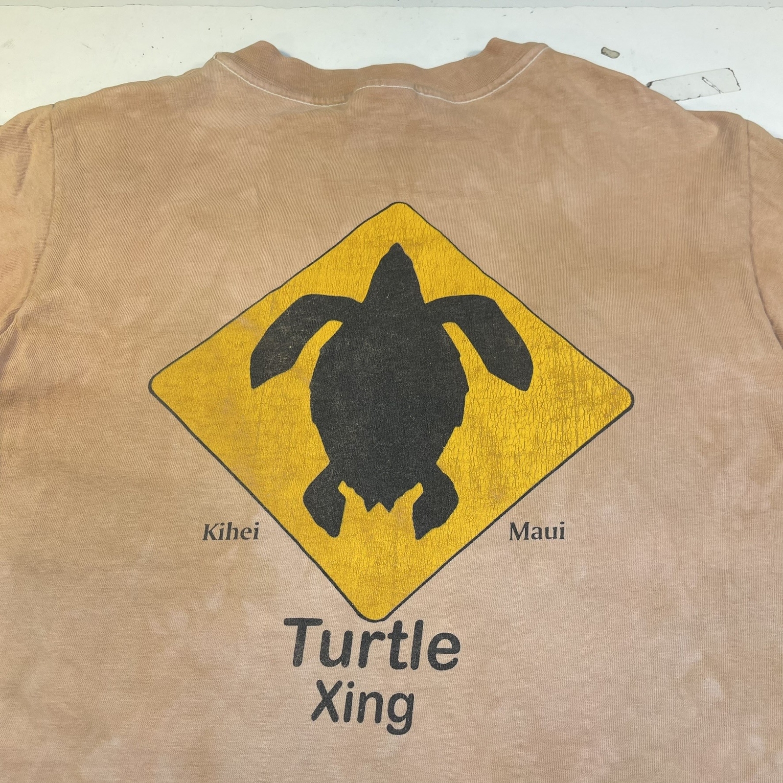 VINTAGE The Original Maui Mud Shirt TEE T Sz Mens S Turtle Xing