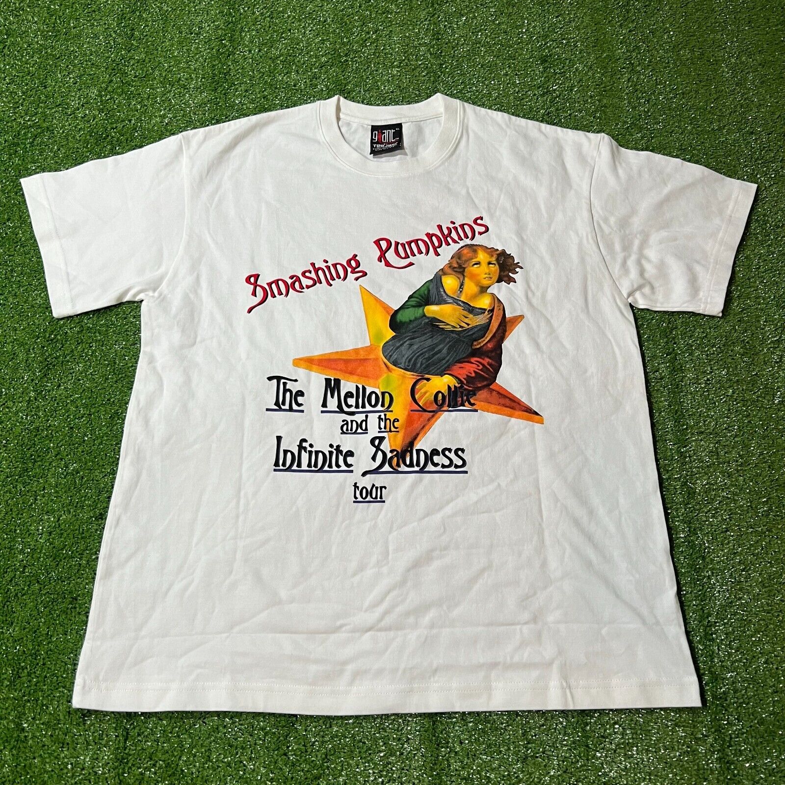 BOOTLEG Vintage Smashing Pumpkins Shirt XL 1996 Giant Band BOOTLEG Vintage Smashing Pumpkins Shirt XL 1996 Giant Band