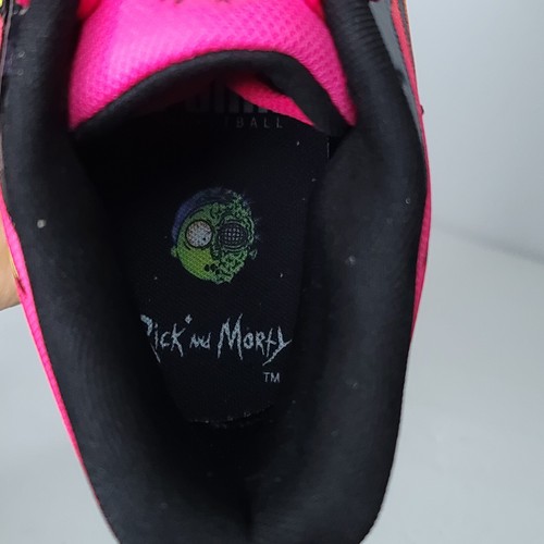Pre-owned Puma Melo Mb.02 Rick & Morty Pink Green 377411-02 Men Basketball Shoes Size 13