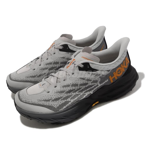 

Мужские шоссейные кроссовки Hoka Speedgoat 5 2E Wide Harbour Mist Black 1123159-HMBC, Серый, Speedgoat 5 2e Wide