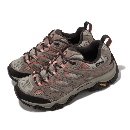 

Коричневые женские уличные кроссовки Merrell Moab 3 GTX Gore-Tex Vibram Bungee Cord J500230, Коричневый, Moab 3 Gtx