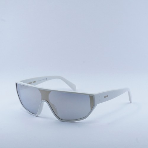 Pre-owned Celine Cl40195i 25c Ivory/silver Mirror --135 Sunglasses Authentic