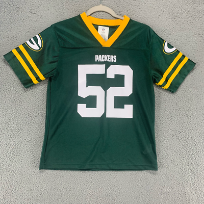 Green Bay Packers Clay Matthews Jersey Boys Large 12 14 Green NFL