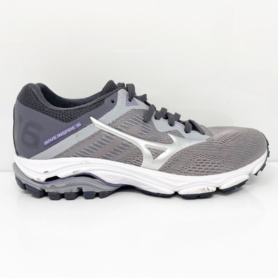 Mizuno Womens Wave Inspire 16 411163 VB73 Серые кроссовки для бега Размер 6.5