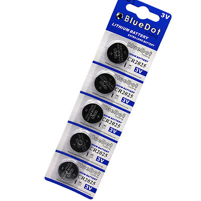 New 5x Coin Cell GP CR2025 2025 Lithium Batteries KCR2025 3V ~ SHIPS FROM USA