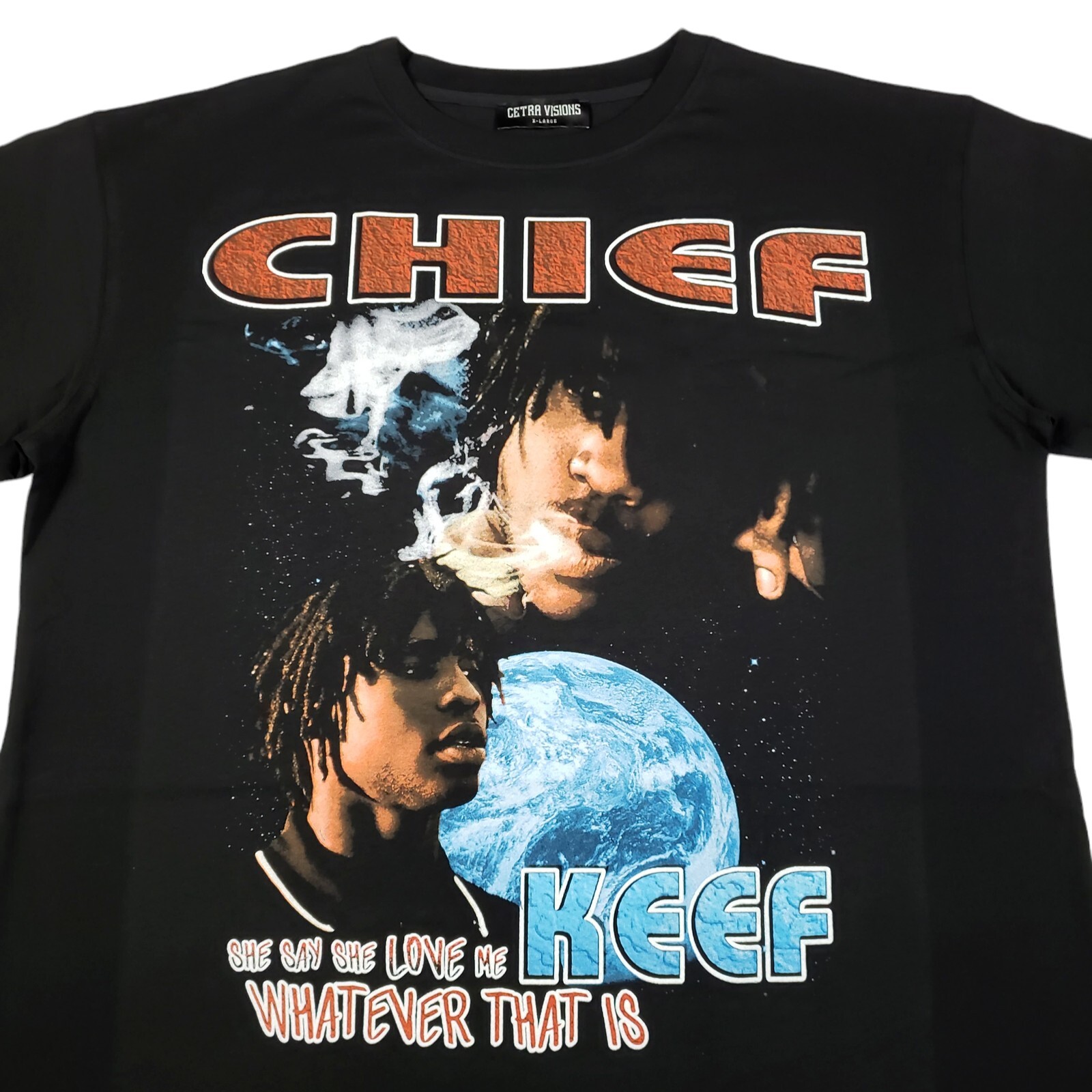 Chief Keef Rap T-shirt Marino Morwood Cetra Visions L Chief Keef Rap T-shirt Marino Morwood Cetra Visions L