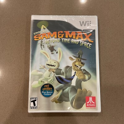 Sam & Max: Beyond Time and Space (Nintendo Wii, 2010) Brand New Factory Sealed