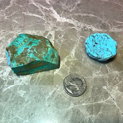 Kingman Arizona Turquoise Rough - 1/2 Pound Lots - Very High Quality