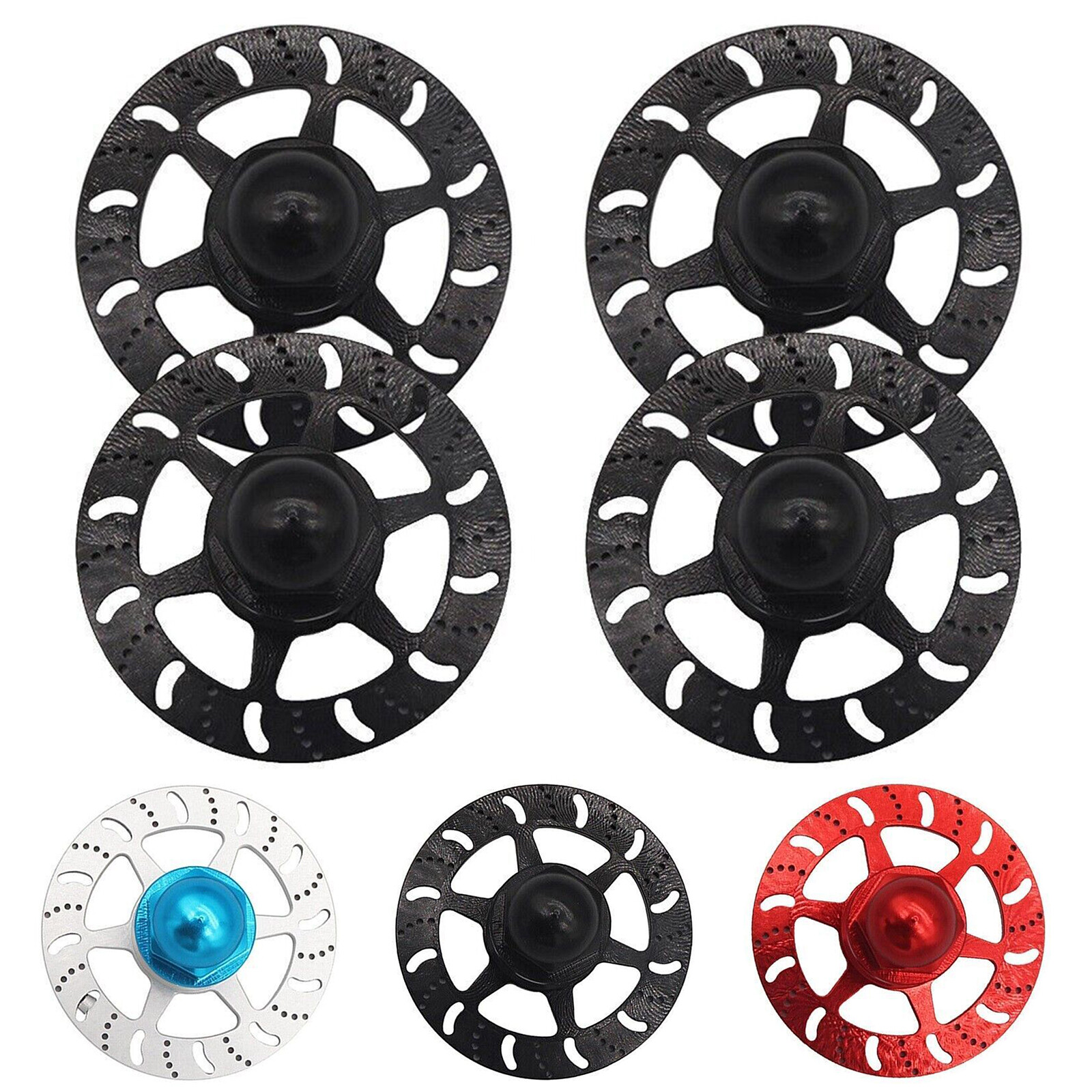 4x Alloy Front Rear Universal Brake Disc Disk for LOSI 1:6 SUPER BAJA REY RC Car