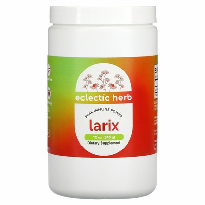 Eclectic Institute Larix Arabinogalactan 12 унций 340 5 г Без молочных продуктов, без глютена,