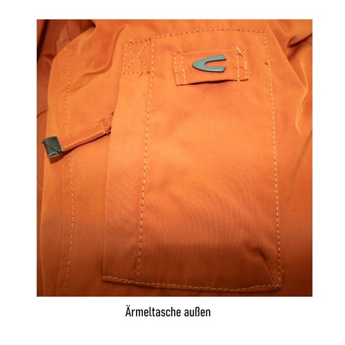 Pre-owned Camel Active Herren Wetter Winterjacke Parka Trenchcoat Orange 26140