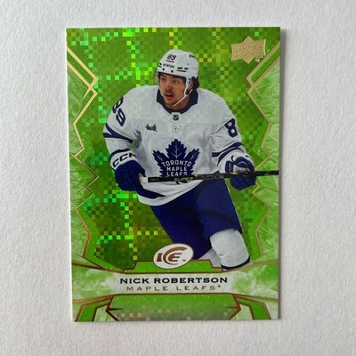 2022 Upper Deck Ice #37 Nick Robertson Green