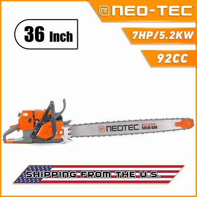 92cc Chainsaw Gas Power with 36'' Guide Bar & Chain Compatible with MS 660 G660