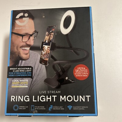 Ring Light Smart Gear Hands Free Video Live Stream Ring Light Mount with remote