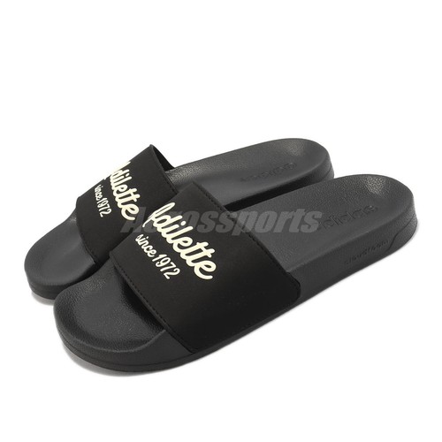 

adidas Adilette Shower Черно-белые мужские повседневные сандалии унисекс Тапочки GW8747, Черный, Adilette Shower