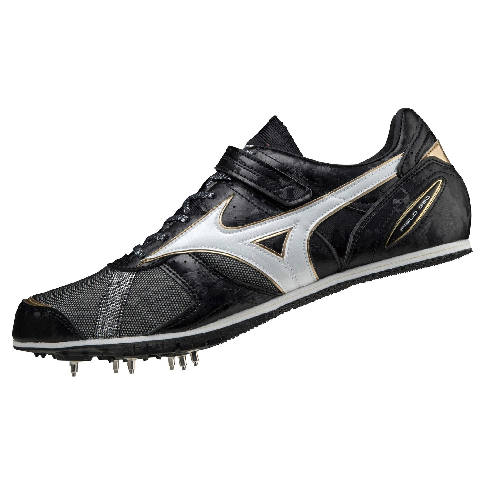 FIELD GEO LJ−B Mizuno Long Jump Spike Shoes FIELD GEO LJ-C Black/White/Gold