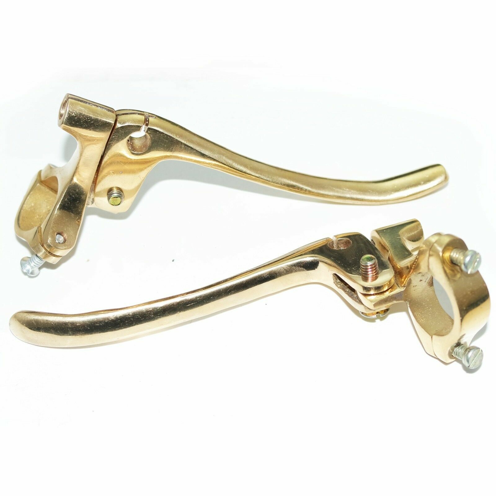 Universal Bikes Brass Brake & Clutch Lever 7/8" Handel Bar Fits BSA Triumph 